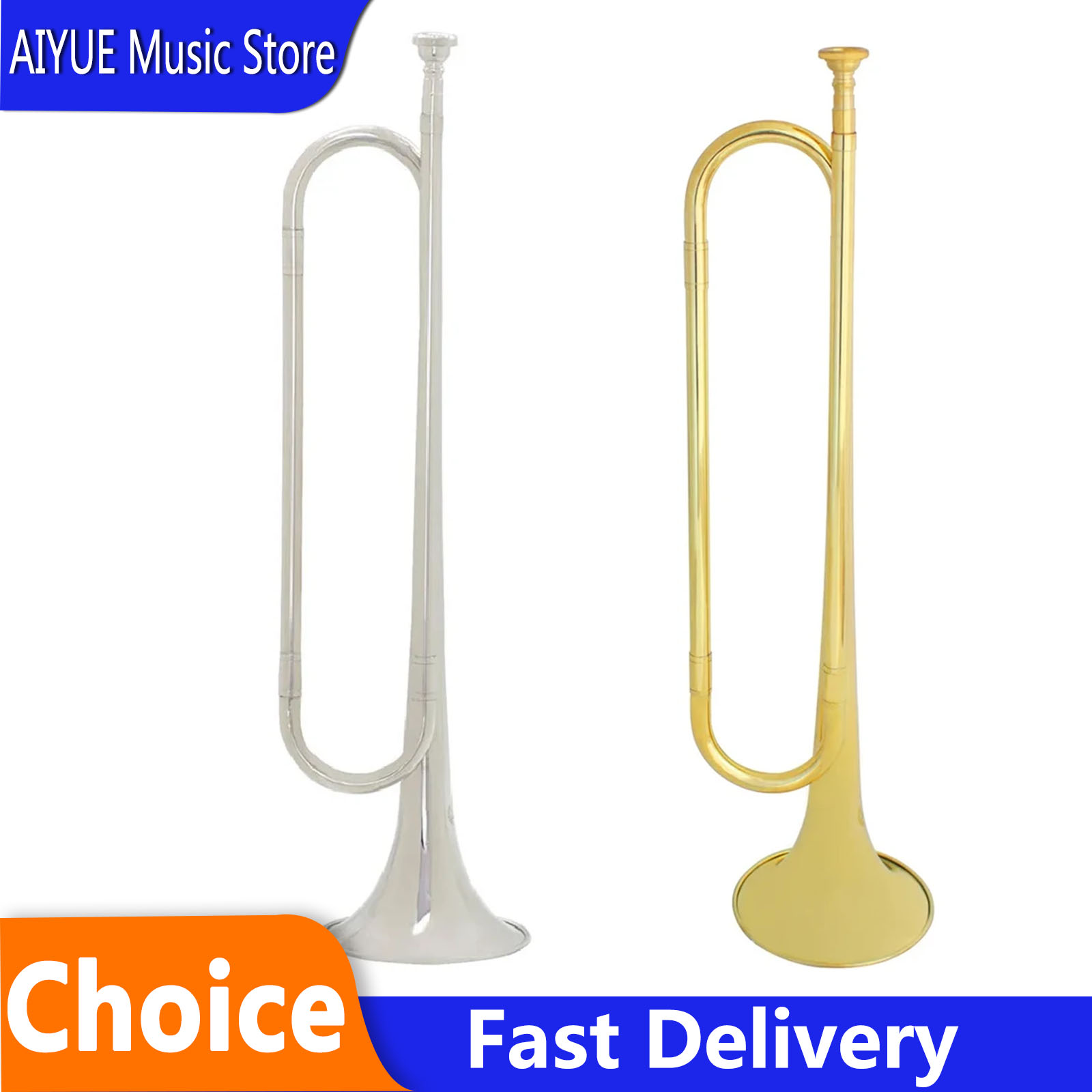 Musical Instrument Bugle - Trąbka Bugle SLADE Retro Bb Flat