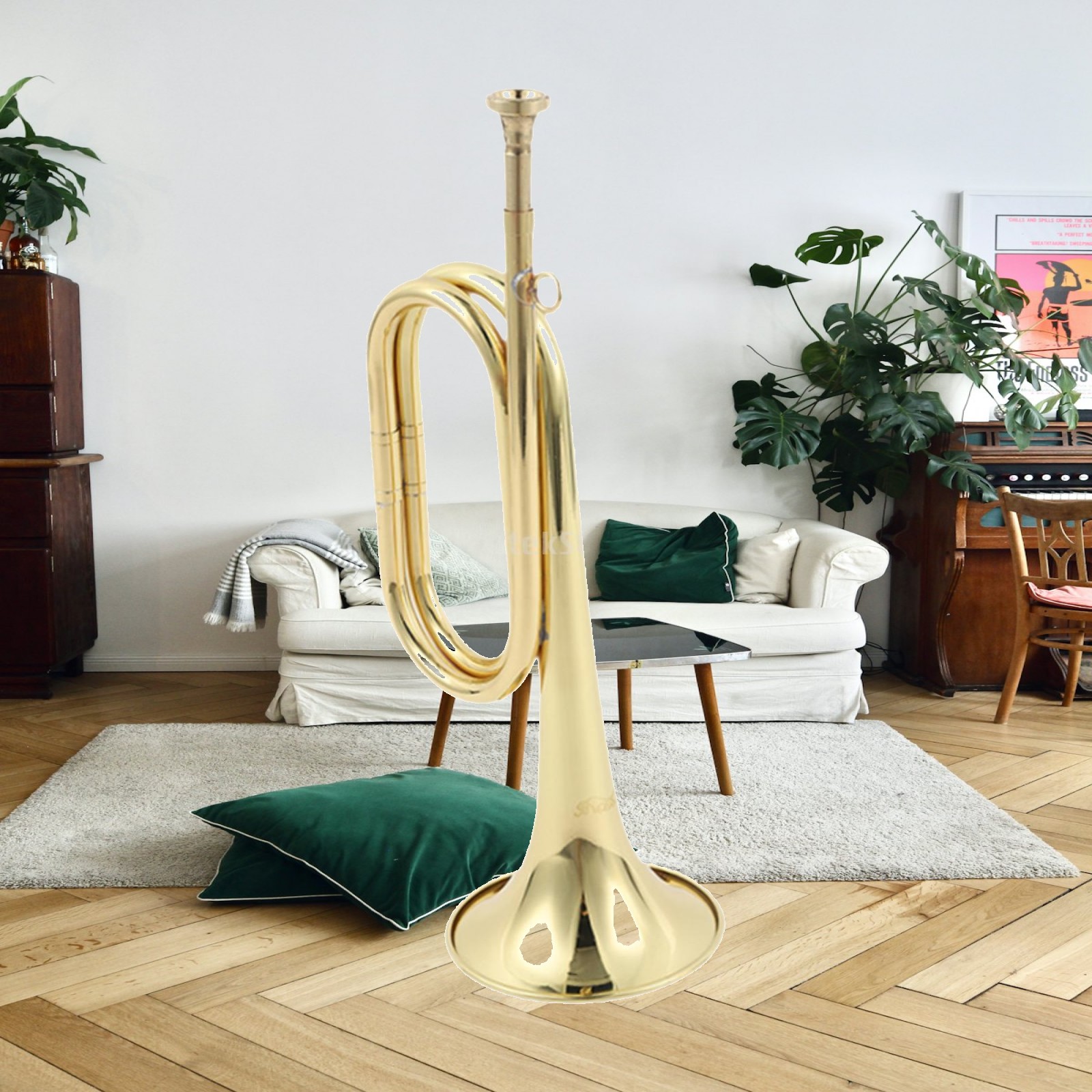 Musical Instrument Bugle - Trąbka, instrument muzyczny, instrument dęty zachodni,