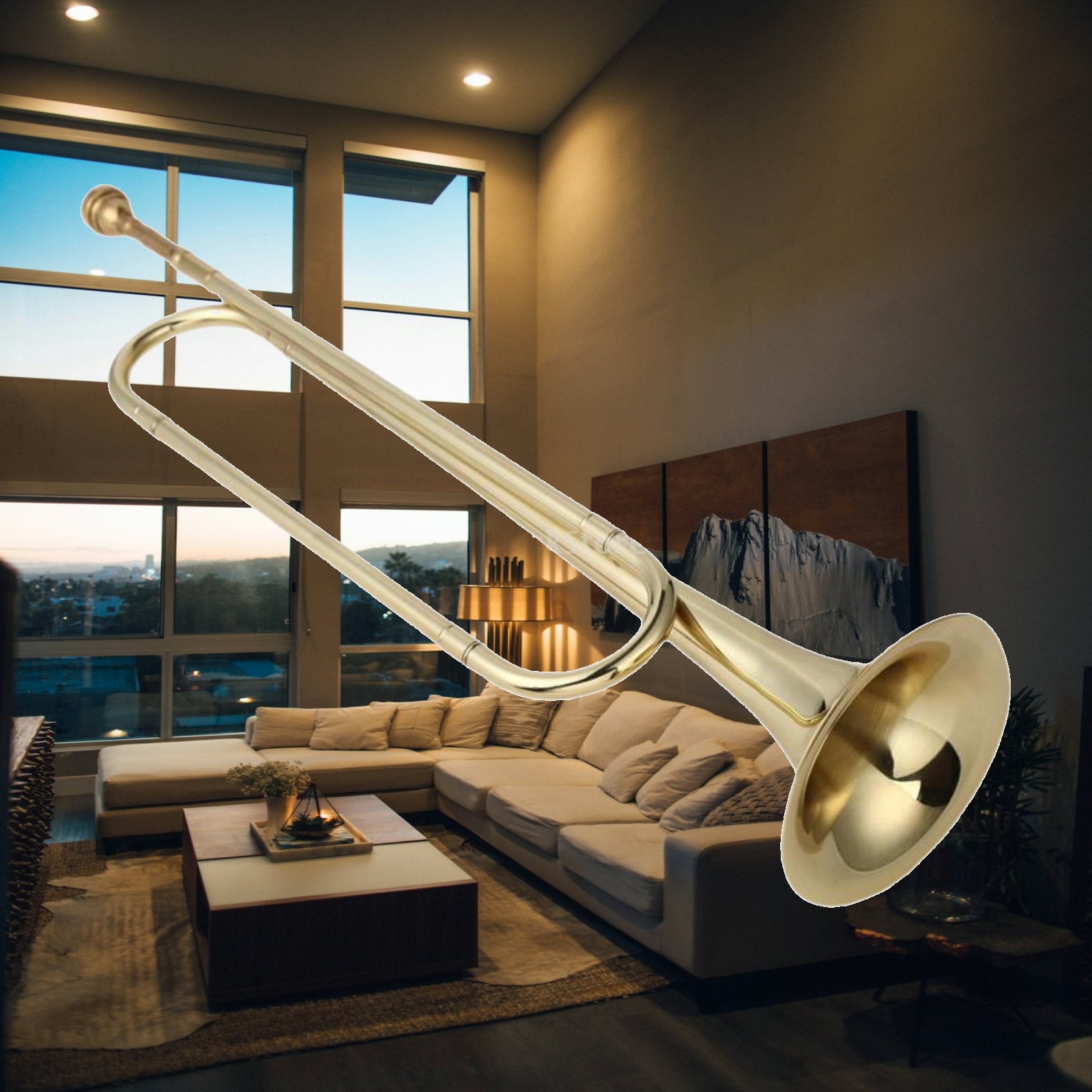 Trąbka B Flat, trąbka Young Te – Musical Instrument Bugle recenzja i cena